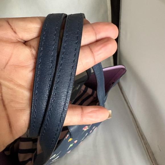 Kate Spade Navy Floral Tote Bag - Picture 5 of 14